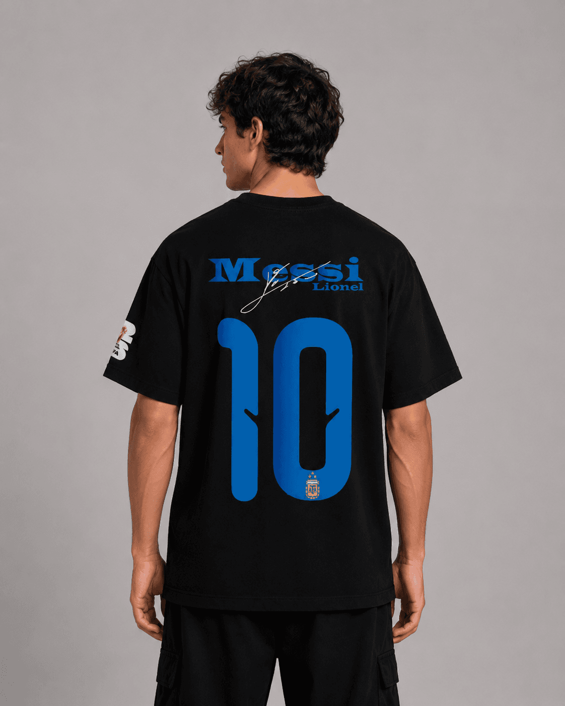 Lionel Messi No. 10 Tee back view