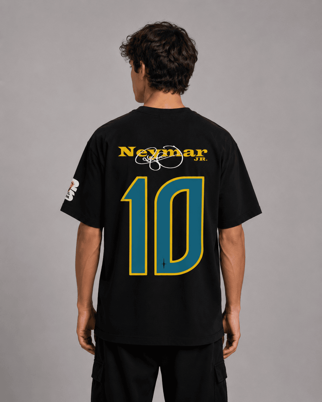 Neymar Jr No. 10 Tee back view