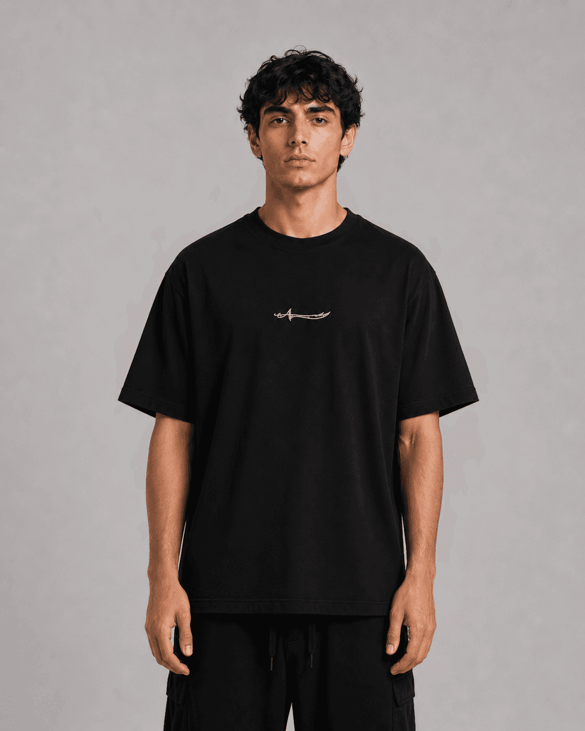 Premium Oversized Tee Comfort front view
